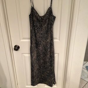 Banana Republic animal print slip dress size XS